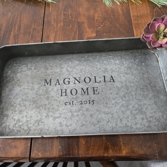 Magnolia Home Rectangular Metal Tray - Picture 5 of 9